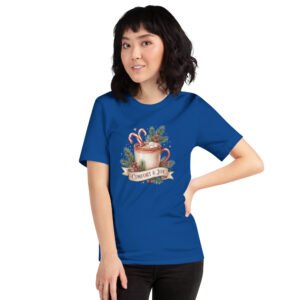 camiseta de manga corta unisex navideña 001